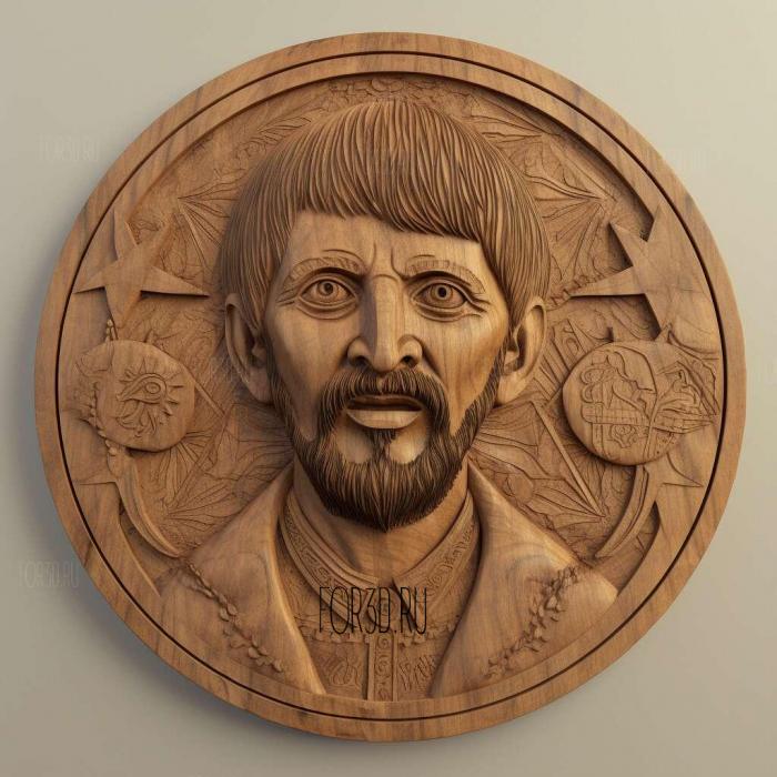 Ringo Starr 2 stl model for CNC